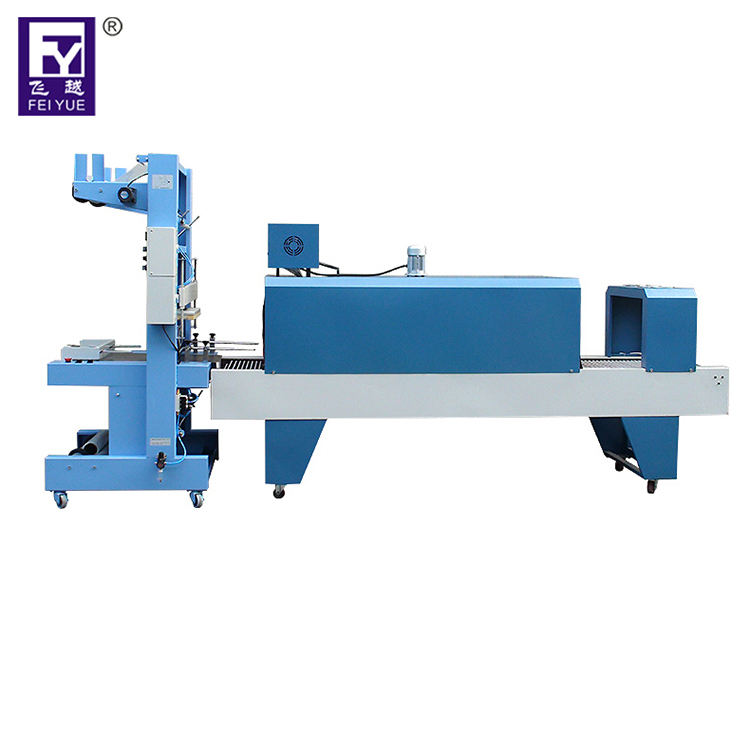 飛越機(jī)械TF6540-SA半自動袖口封切機(jī)和FY-6040PE收縮包裝機(jī)